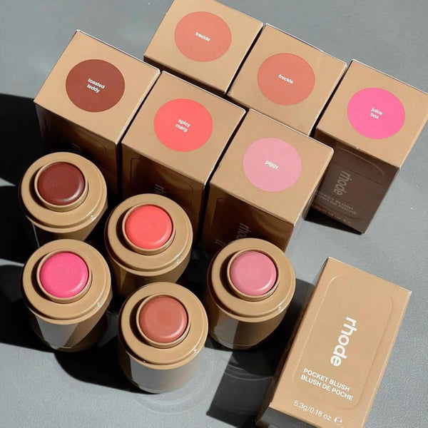 6 Colors Rhode Pocket Blush | Makeup Beauty Cosmetics Long Lasting - Quick Baskets