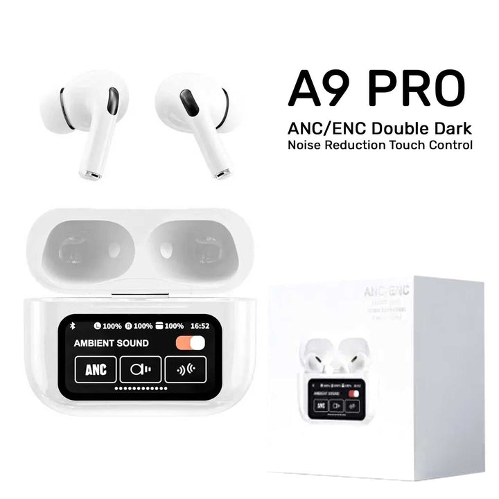 A9 Airpods Pro ANC/ENC Touch Screen Wireless Earbuds - Quick Baskets