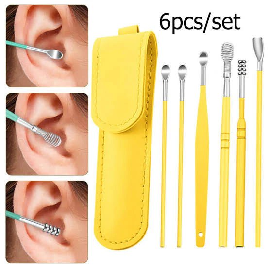 Ear Wax Cleaning Kit, 6 Pcs Ear Pick Tools - Quick Baskets