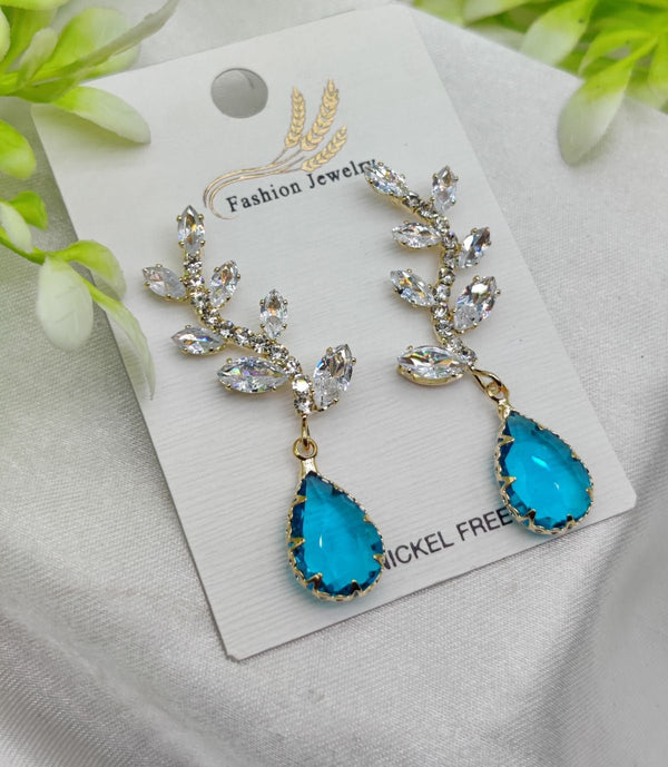 Exquisite Crystal Vine Drop Earrings - Quick Baskets
