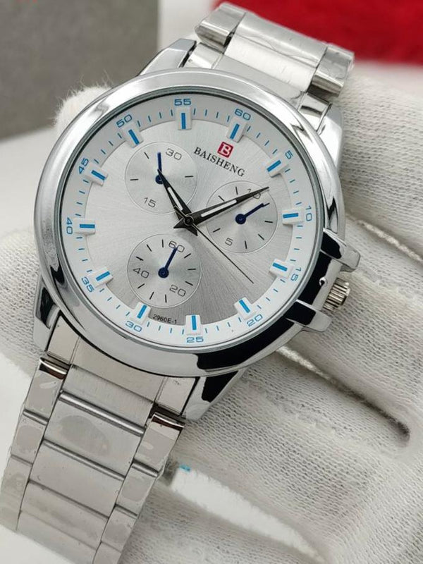 Luxury Stainless Steel Watch - Quick Baskets